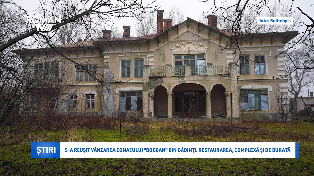 S-a reușit vânzarea conacului 