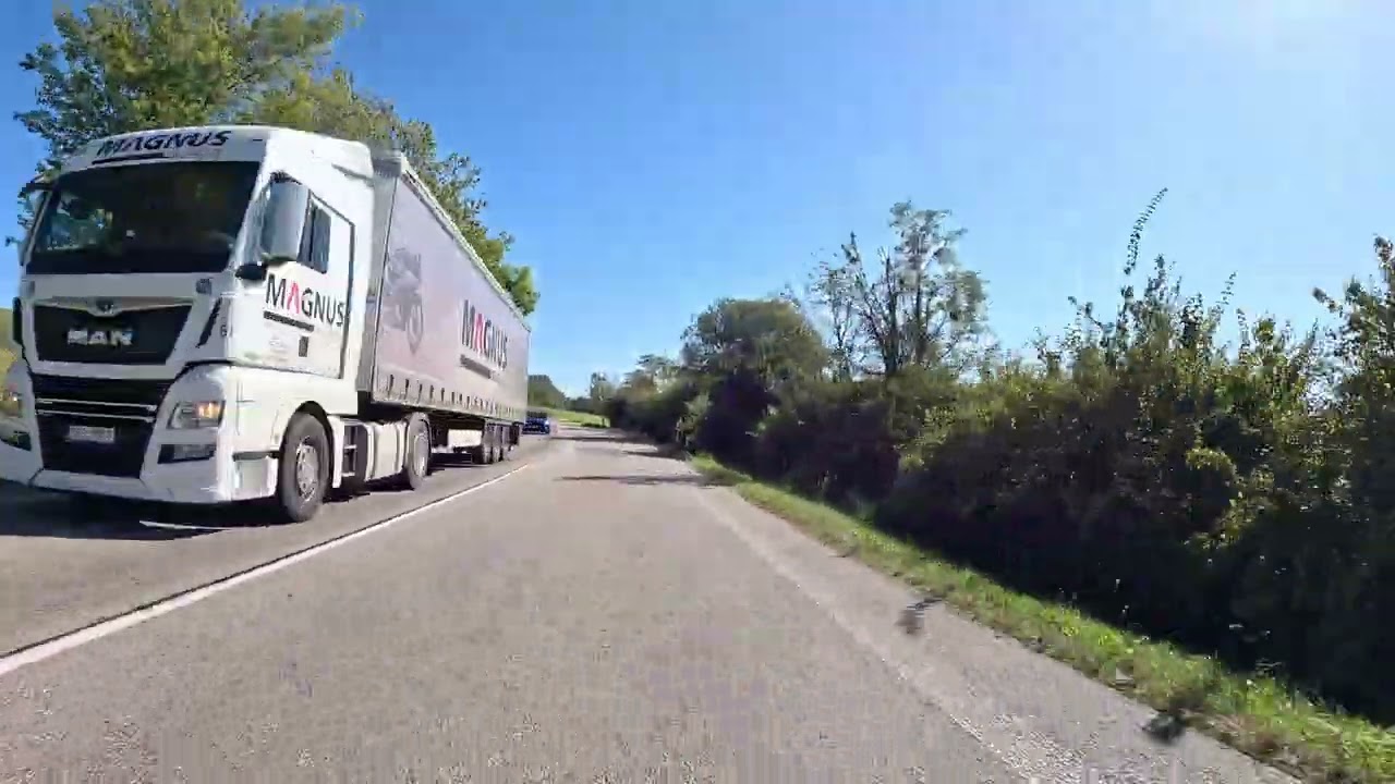 19.9.2025, 01-2 díl z 16, Pernek - Černá v Pošumaví, 2 x Honda Forza 125, přední kamera