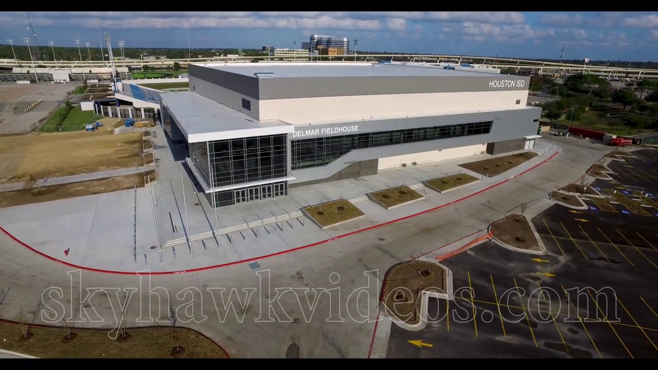 Delmar Fieldhouse Houston - Stadium Construction Phase - flyovers