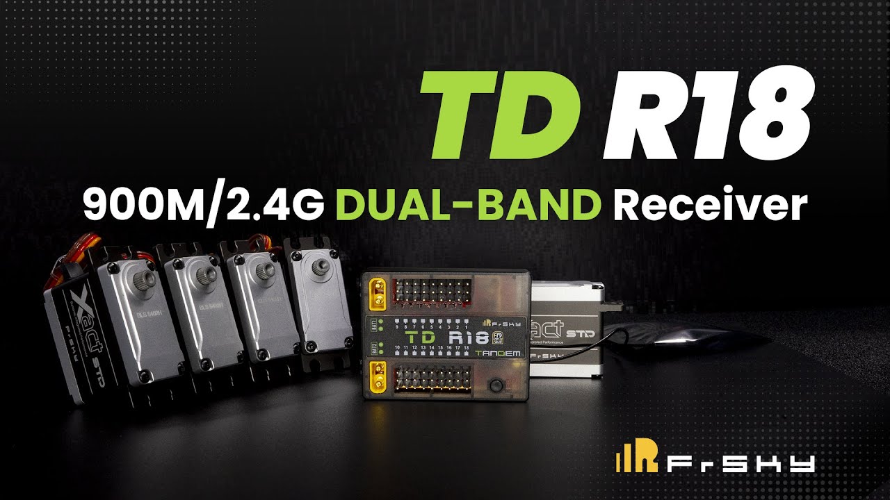 FrSky | TD R18 2.4GHz & 900MHz Dual-Band Receiver