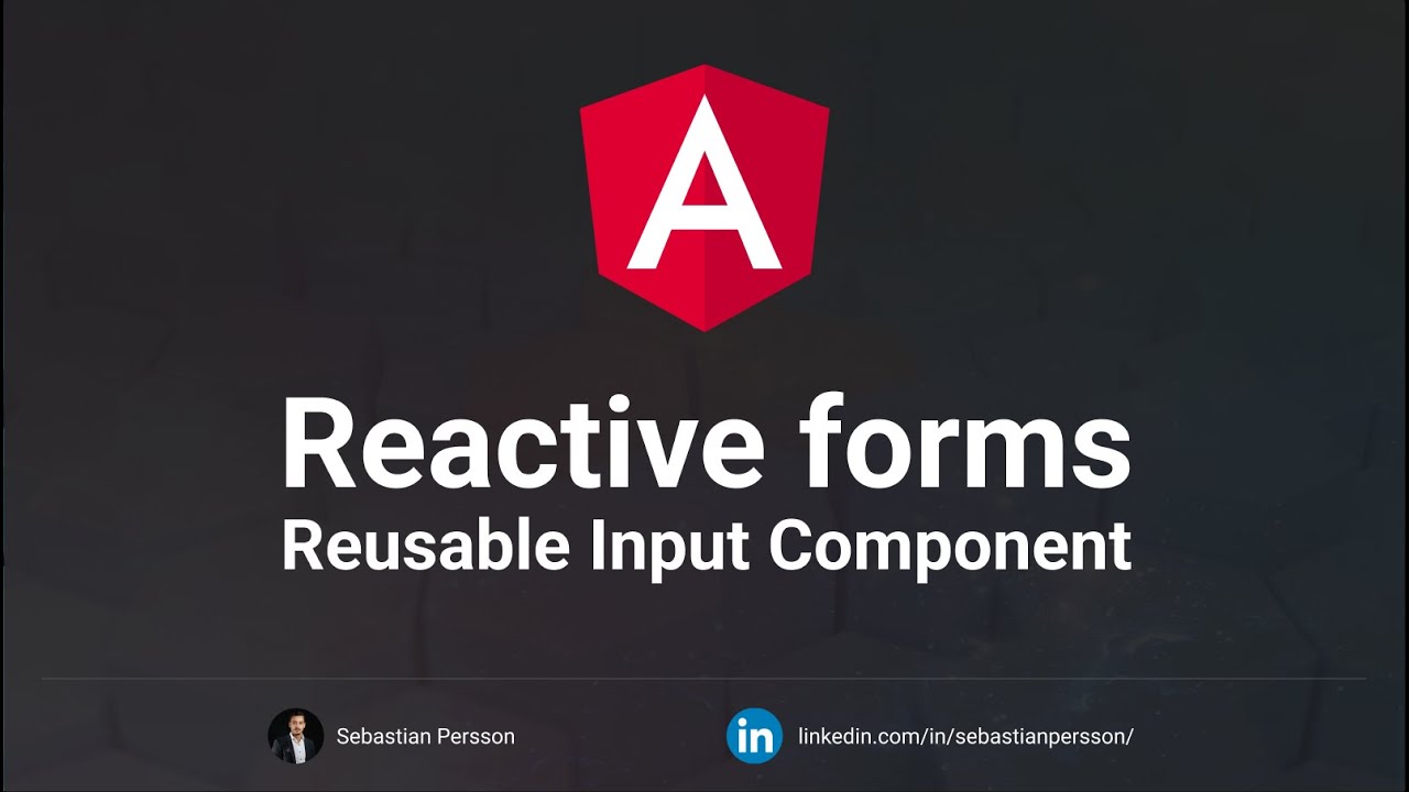 Reactive forms: Reusable Input Component