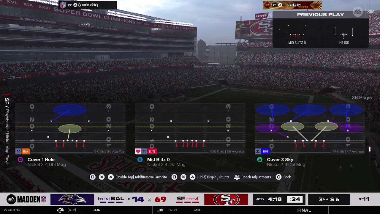 M26 S3 Week 13 Niners vs Ravens (Woody)