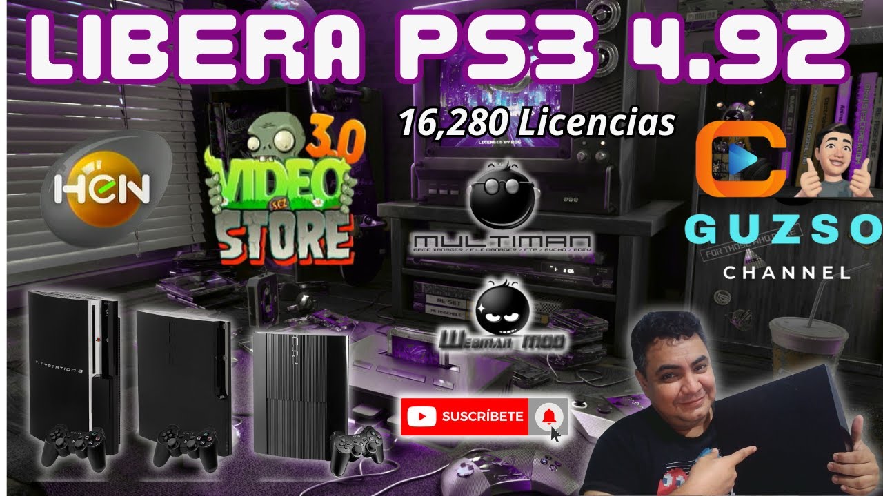 Libera tu PS3 4.92 sin PC y sin USB (HEN OFICIAL 3.4.0) (ACTUALIZADO)
