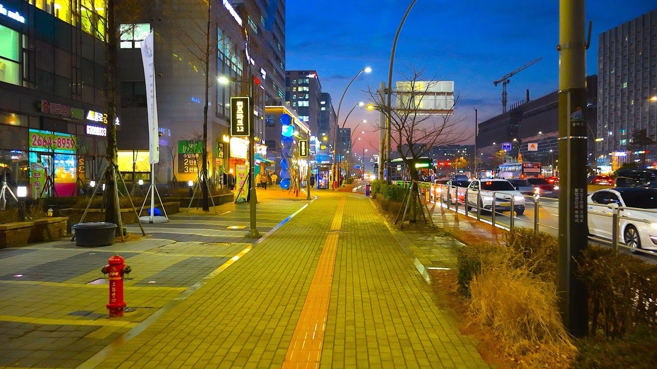 해질녘 서울 마곡 퇴근길 걷기 | SEOUL MAGOK WALK (4K)