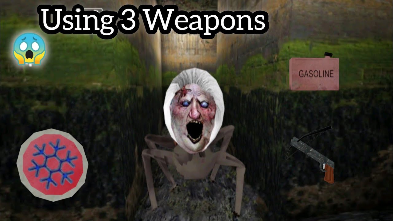 Using Three Weapons To Kill Spider Angelina | Granny 1.8