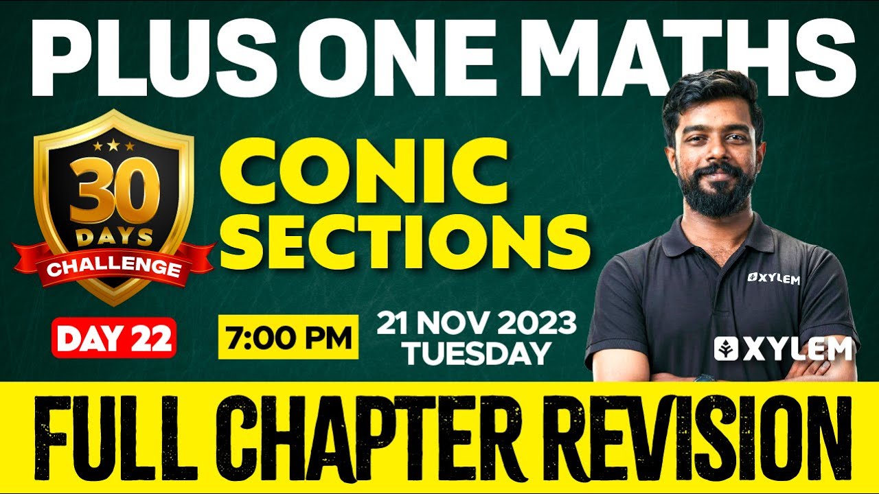 Plus One - Maths - Conic Sections | Xylem Plus One