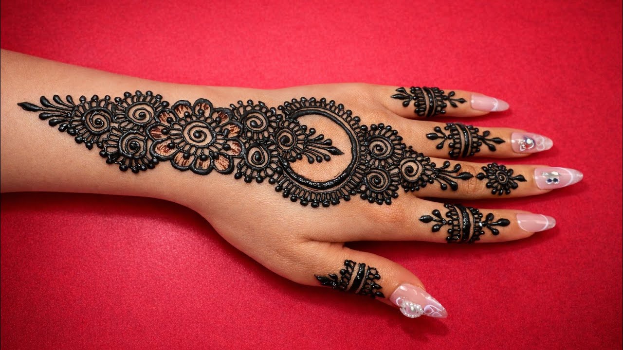Elegant 3D Floral Mehndi Design | Stylish Back Hand Henna 2026 | Easy & Trendy Mehndi Art