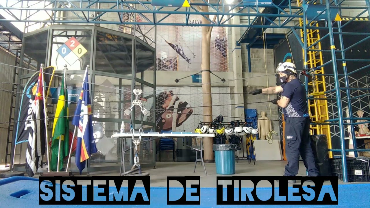 Resgate Vertical - Movimenta&ccedil;&atilde;o de Macas Sistema de Tirolesa