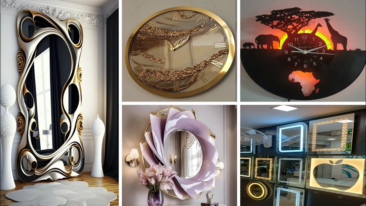 Latest wall clock Design 2025 | Designer wall clocks | Luxury wall clocks collection | wall mirror 