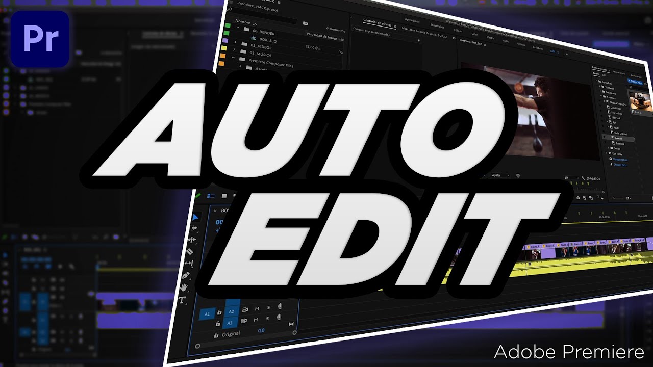 Como EDITAR VIDEOS de forma AUTOMÁTICA | Adobe Premiere