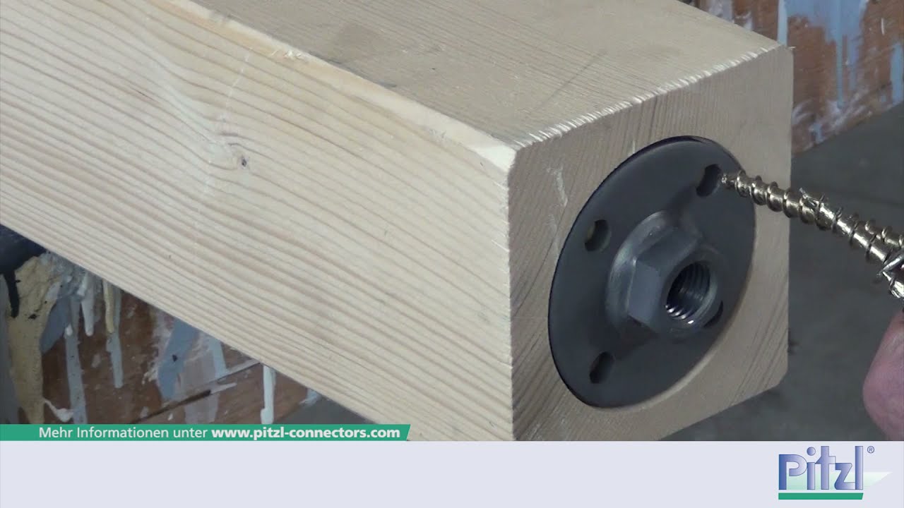 Montage Pfostenträger 10930.1000 Pitzl Metallbau