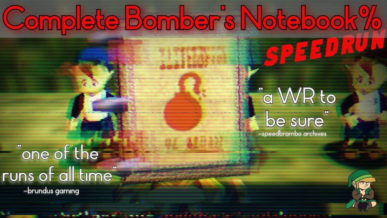 Complete Bomber's Notebook% Speedrun | Majora's Mask