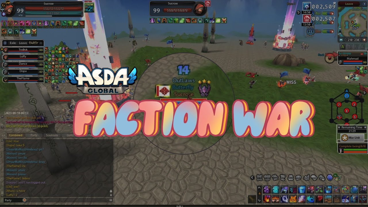 ASDA Global PVP - Faction War 2023