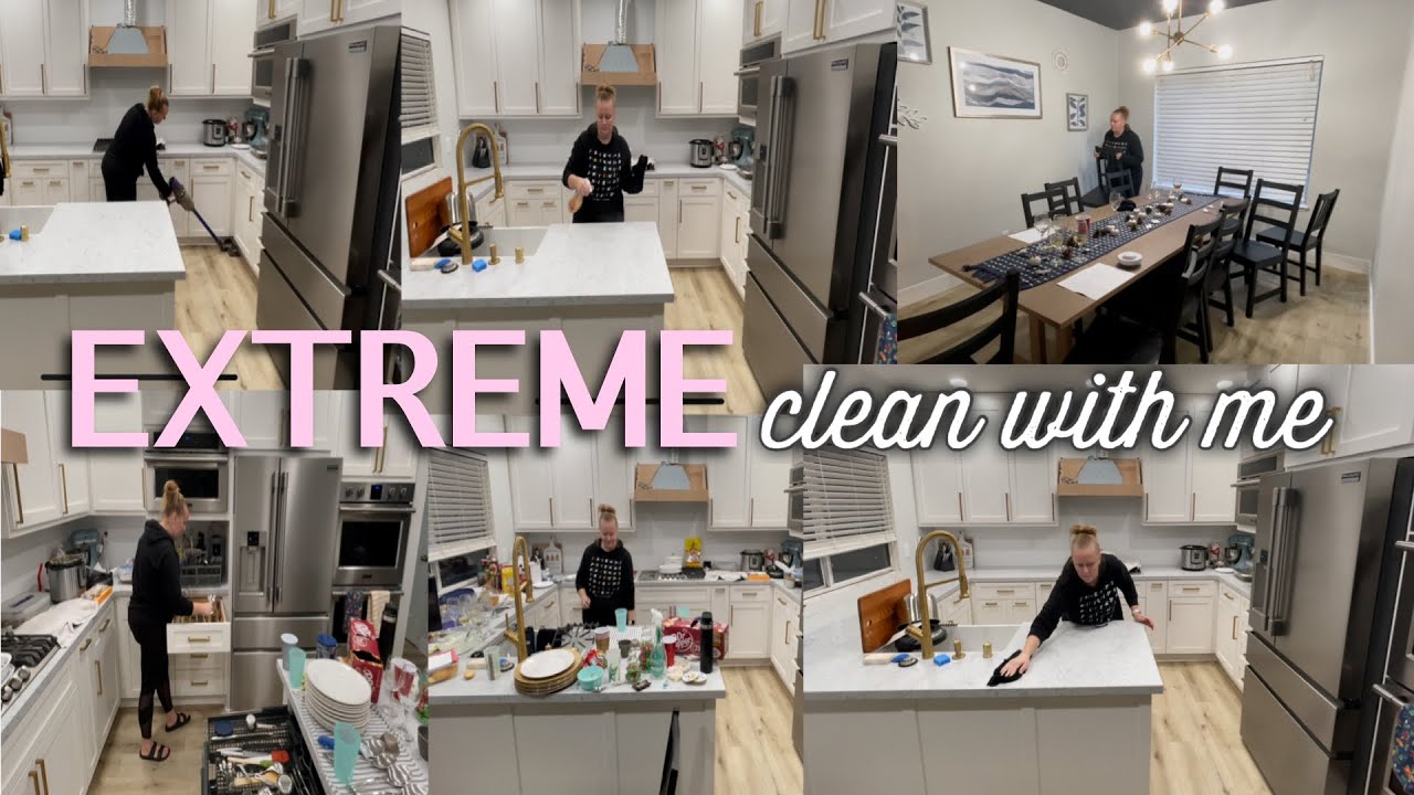 EXTREME Clean With Me | Cleaning Motivation | After Thanksgiving Mess