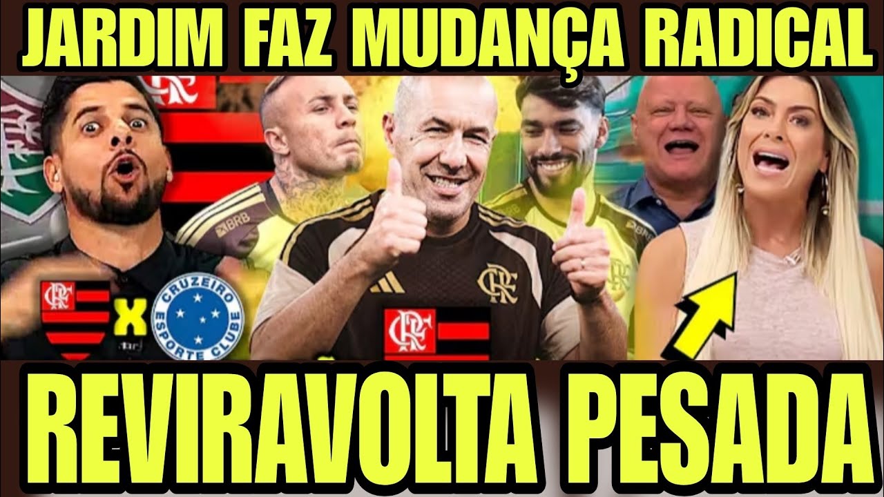 🔥REVIRAVOLTA! Jardim autoriza 9 e Flamengo corre pro mercado JÁ! 👀 TORCIDA PIRA!