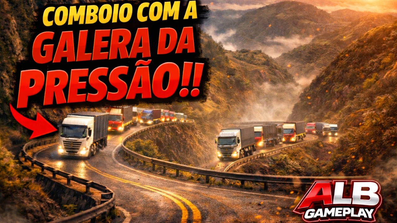 GLOBAL TRUCK ONLINE - FAZENDO COMBOIO NA SERRA RIO DO RASTRO