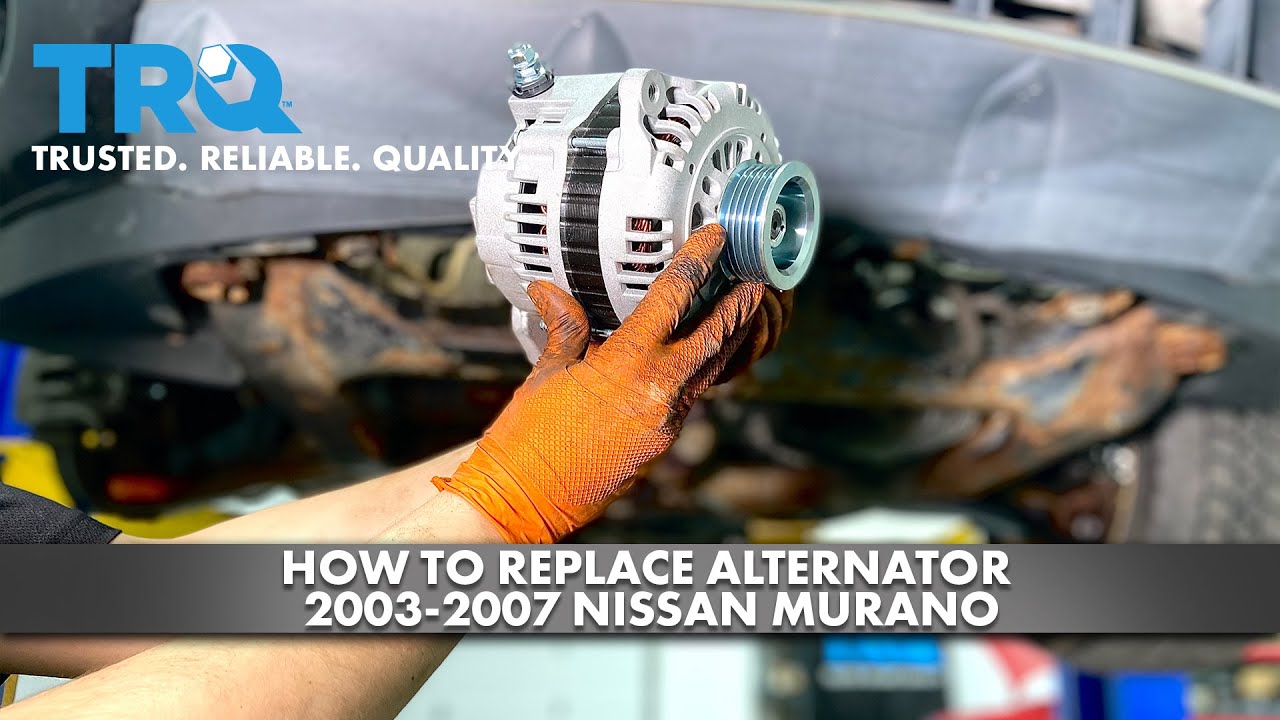 How to Replace Alternator 2003-2007 Nissan Murano