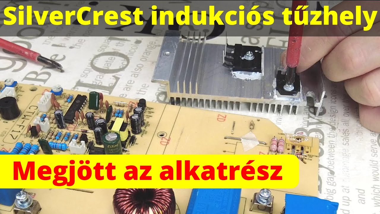 SilverCrest indukciós tűzhely - Megjött az alkatrész
