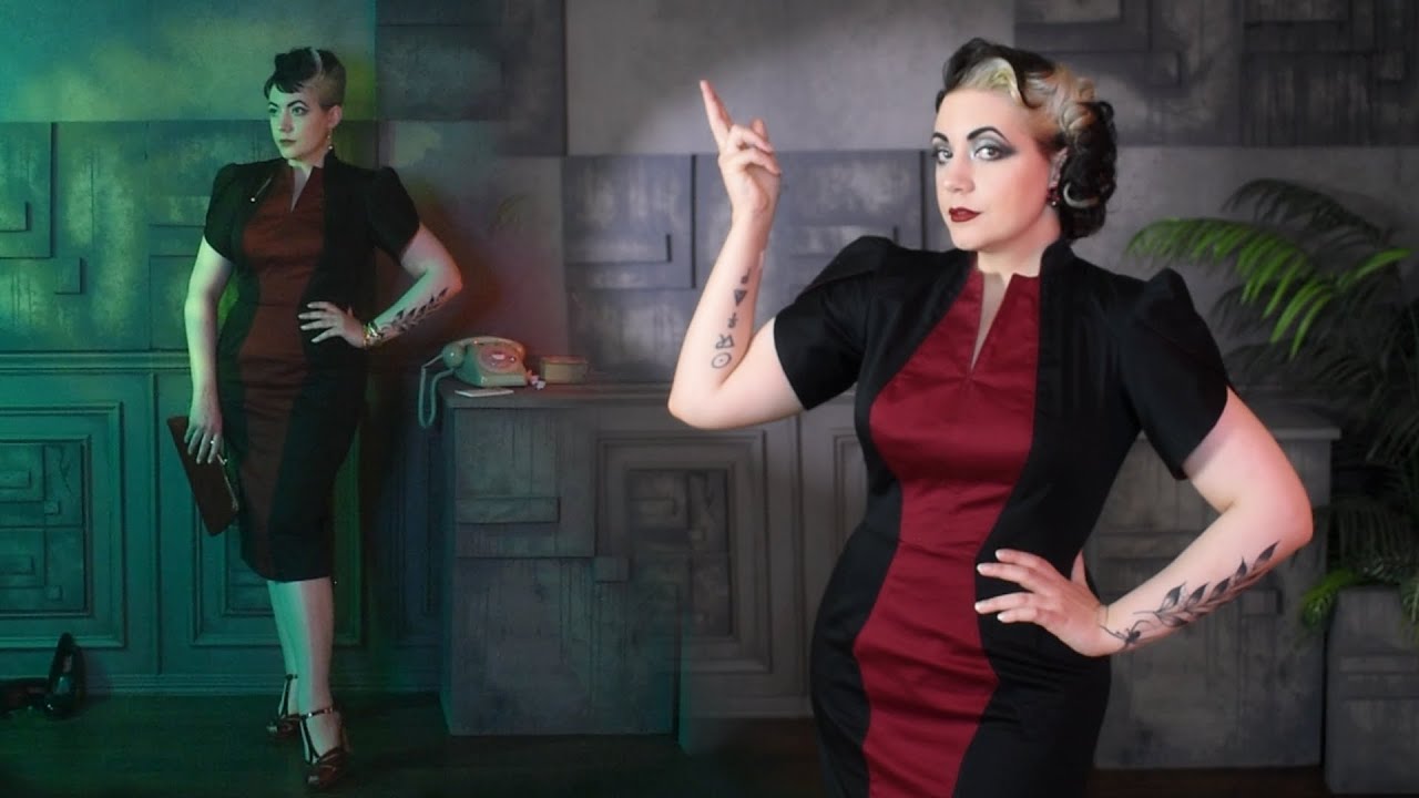 Making a Gothic Dress for Summer // Color Blocked Dress