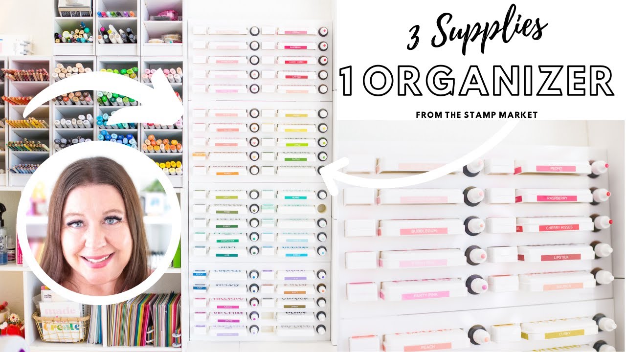 Craft Room Organization - Ink Pad Storage