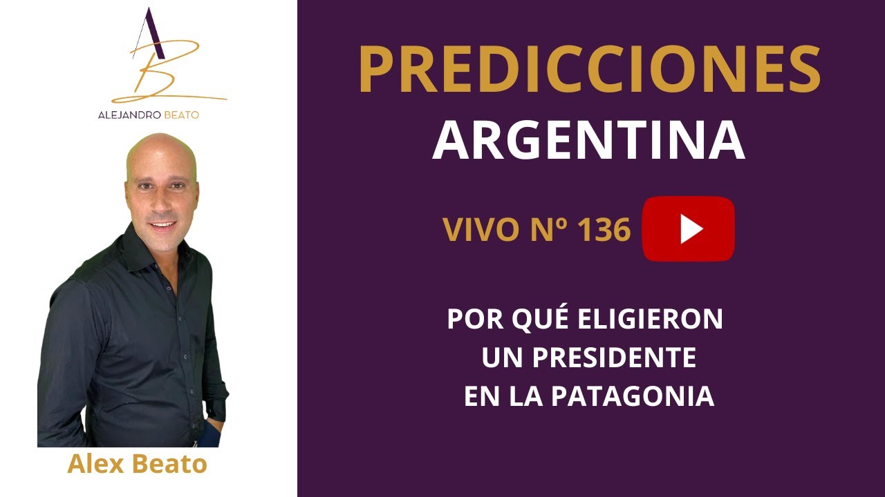 #predicciones #argentina 🔮Tarot🔮136&ordm; -POR QU&Eacute; ELIGIERON UN PRESIDENTE EN PATAGONIA- Con #alexbeato😄