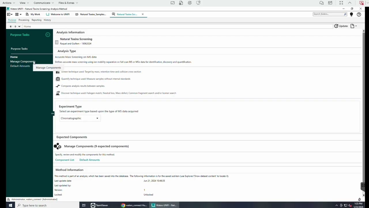 FunShield4Med e-tutorial 4 Mycotoxins identification on UNIFI (Waters Connect)