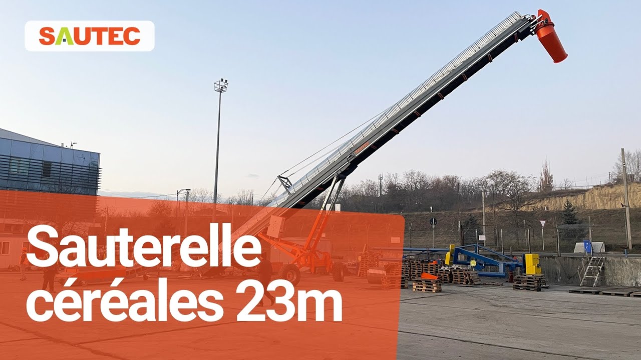 Chargement des bateaux : essai d'une sauterelle de 23m 🚢