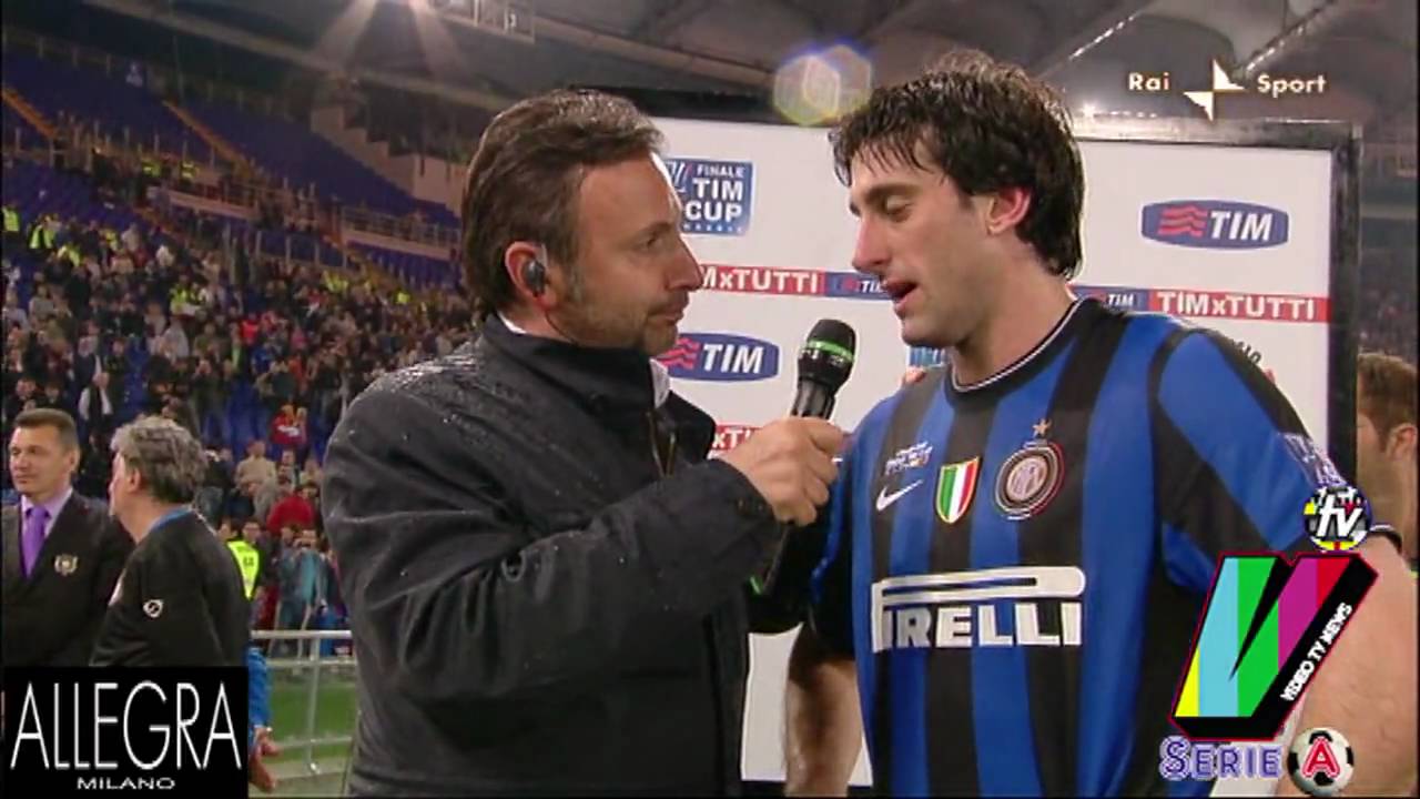INTERVISTA MILITO -  ROMA INTER 0-1 - FINALE COPPA ITALIA - 05-05-2010