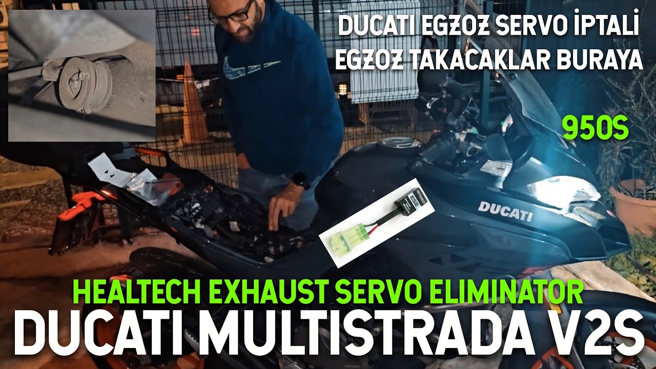 Ducati Multistrada V2S/950S Servo İptali | Ducati Exhaust Servo Eliminator | Healtech ES Eliminator