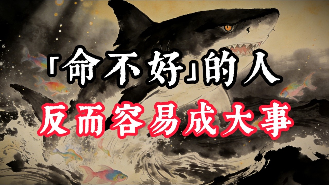 曾國藩：人若無缺，必有大災！看懂這個「鯊魚定律」，你才明白：為什麼「命不好」的人，反而容易成大事！#处世智慧 #人生感悟 #认知 #情感 #事业 #自我成长 #正能量 #人情世故