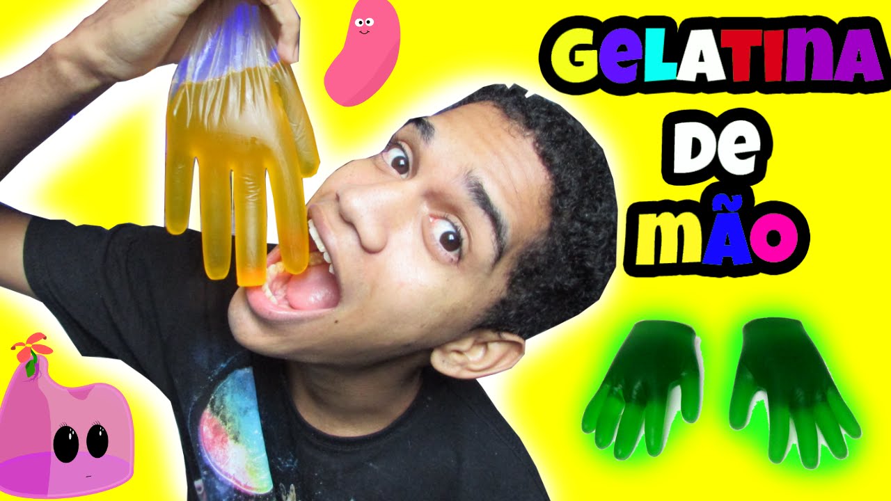 MÃO DE GELATINA