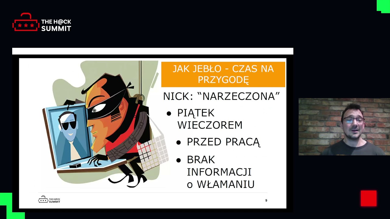 Cyberbezpieczeństwo - Hasla - Wycieki - Expert Andrzej Piotrowski - THE HACK SUMMIT - PREZENTACJA