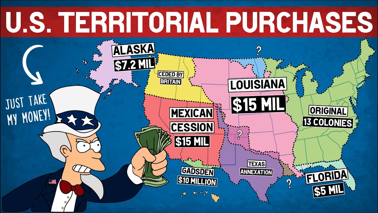How The U.S. Bought Most Of Its Territory