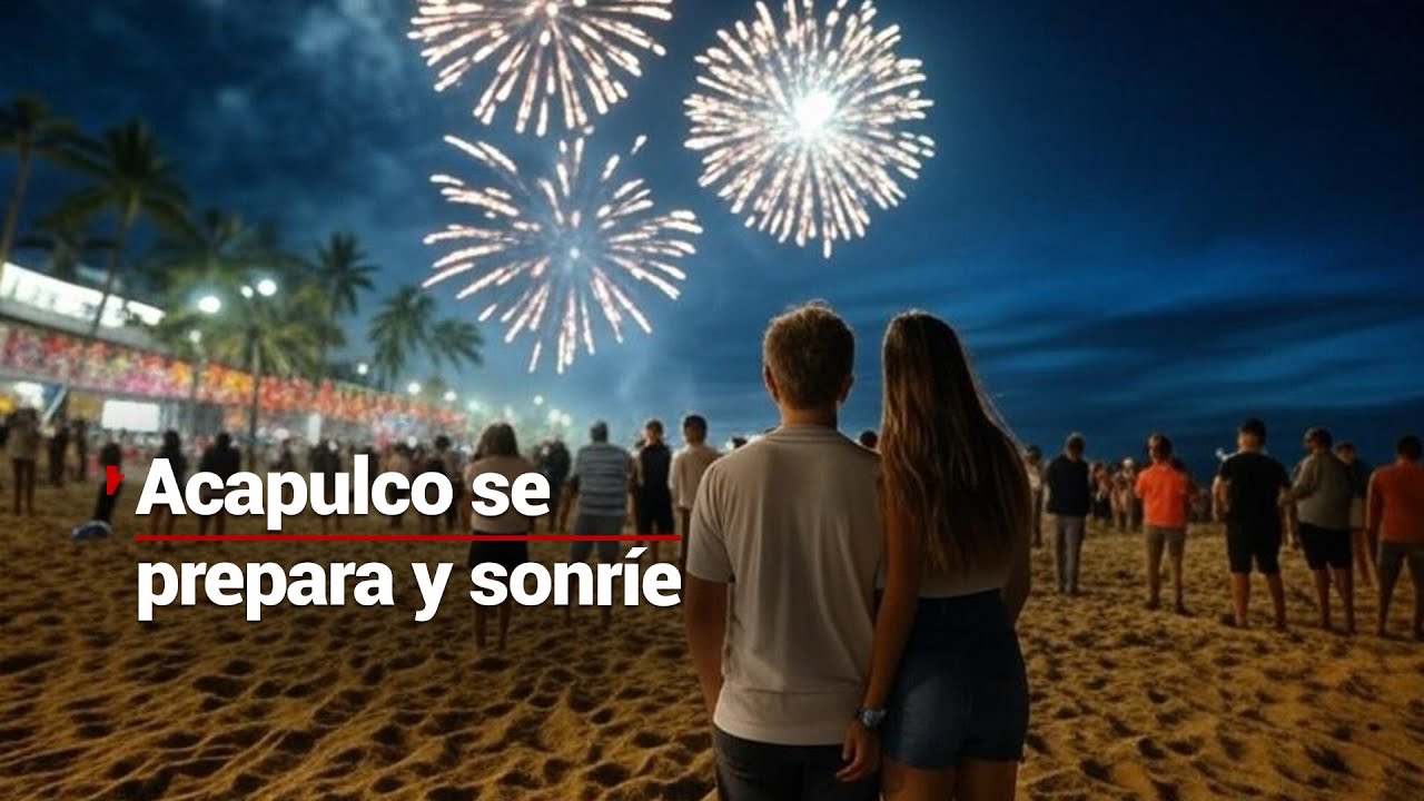 Acapulco recibe a miles de vacacionistas para recibir el Año Nuevo 2025