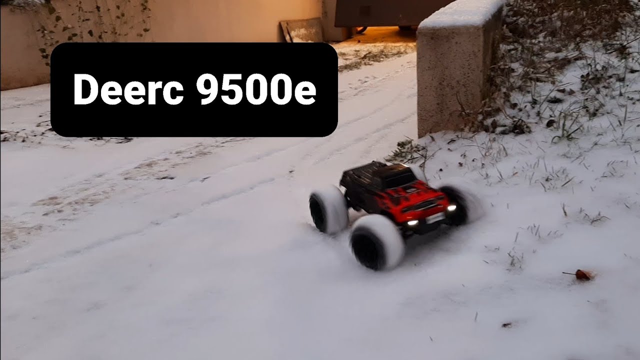 1/16 Scale DEERC 9500e RC Car Neige