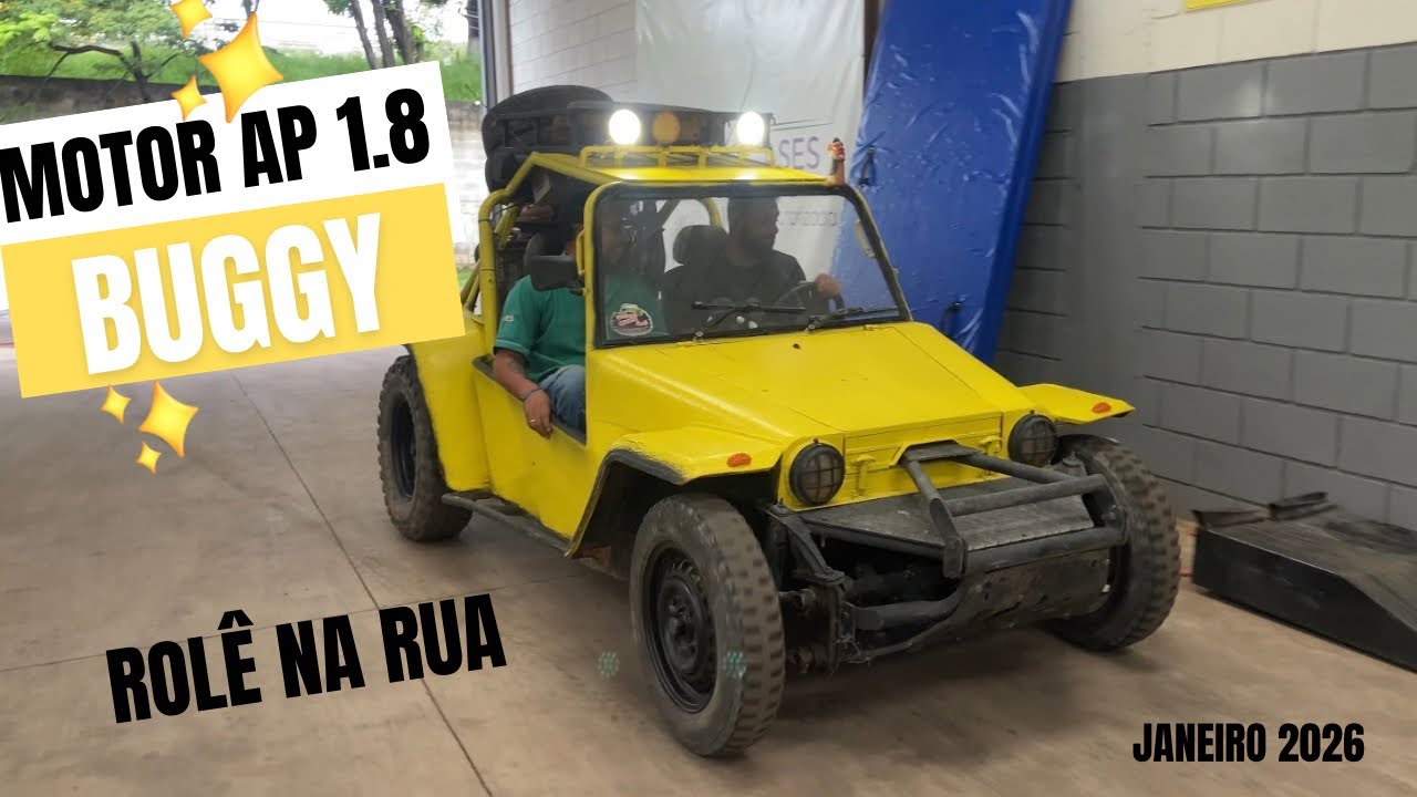 Buggy com MOTOR AP 1.8 injetado - Rolê e Zu eira