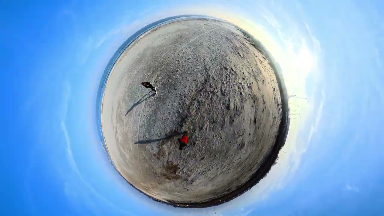 First walk on the beach in 2026