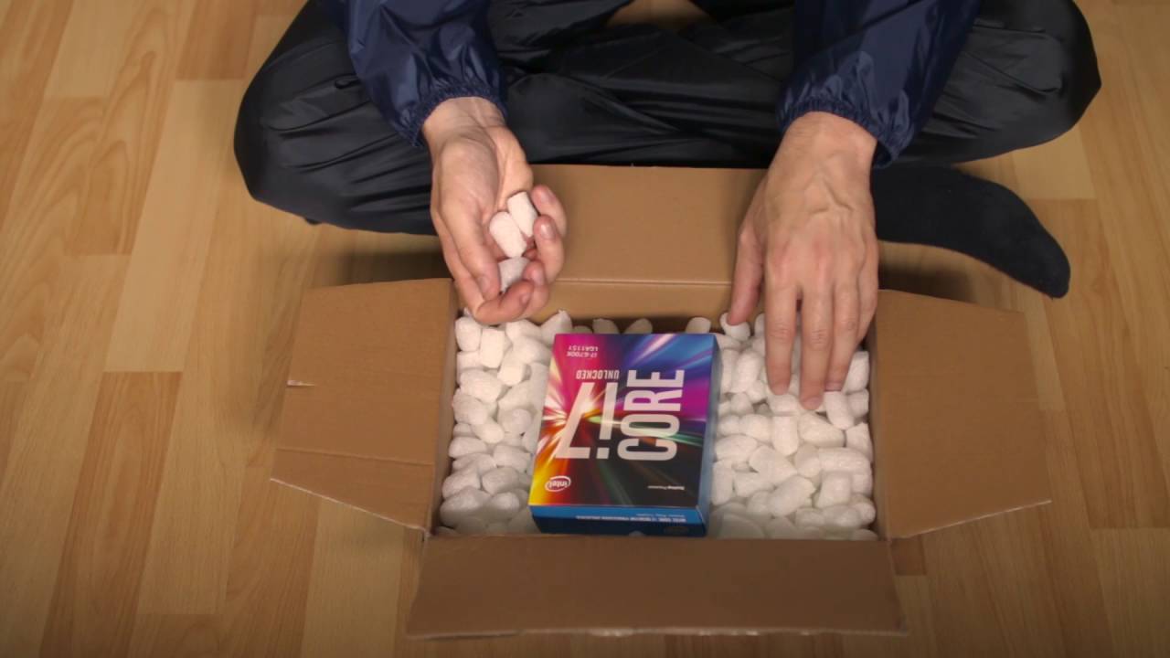 ASMR Unboxing my new PC #2 (Whispering, Styrofoam) ✦ Intel i7-6700K Processor