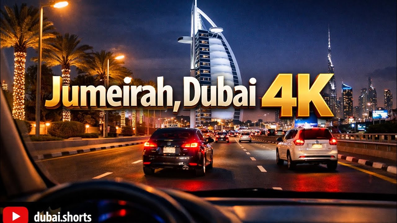 Jumeirah Night Tour |4K|