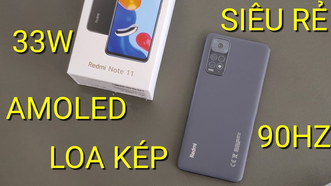 UNBOX TRẢI NGHIỆM REDMI NOTE 11 CHÍNH HÃNG: BÁ CHỦ PHÂN KHÚC!!!