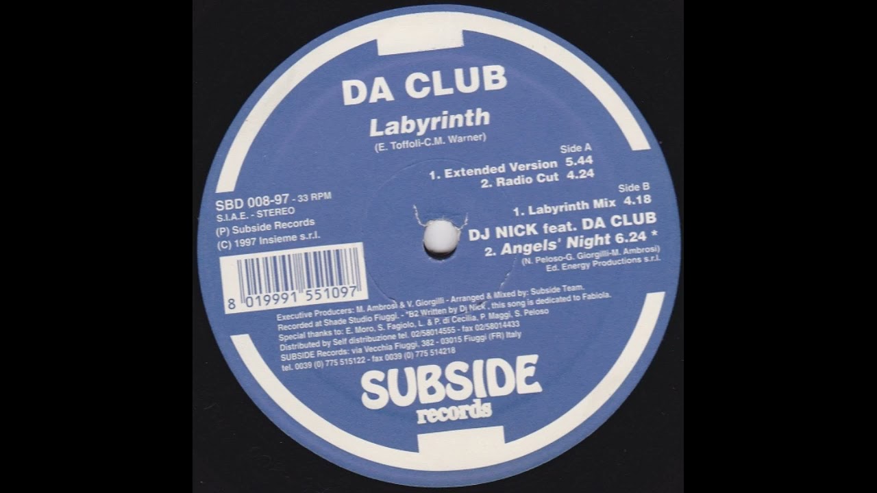 Dj Nick feat. Da Club - Angel's Night