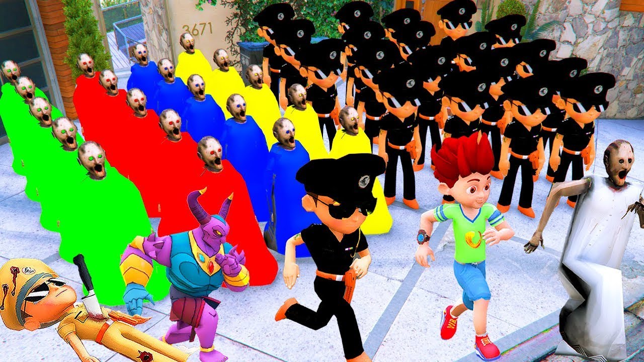 🤯😡1000 Little Singham Try To Save Shinchan Granny Caught Shinchan 🤣 in GTA 5 GTA5 Gameplay