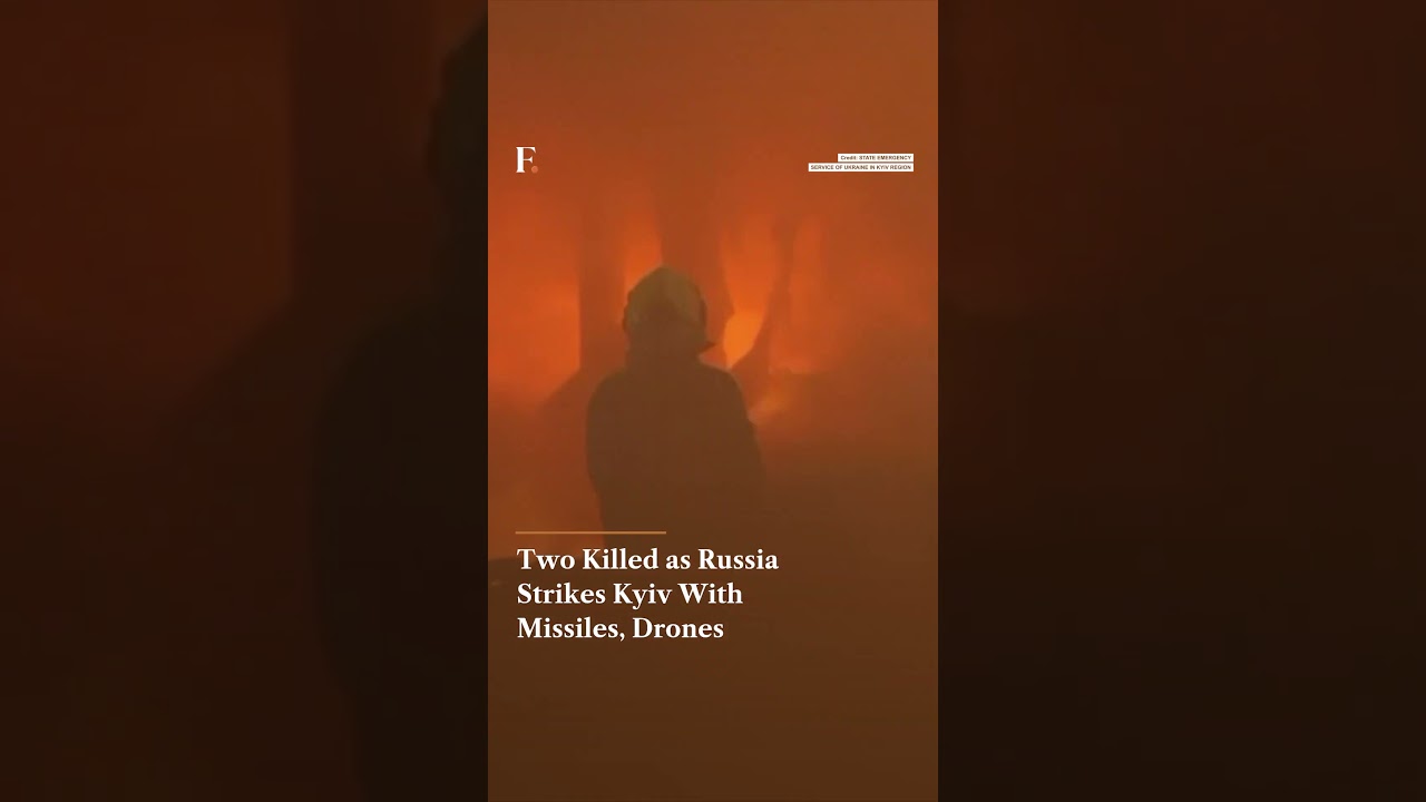 Two Killed as Russia Strikes Kyiv With Missiles, Drones | N18G