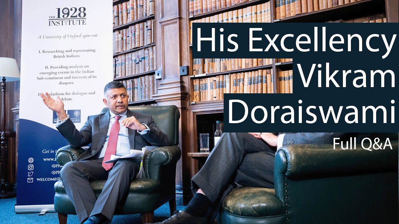 His Excellency Vikram Doraiswami, Indian High Commissioner questioned by Oxford students