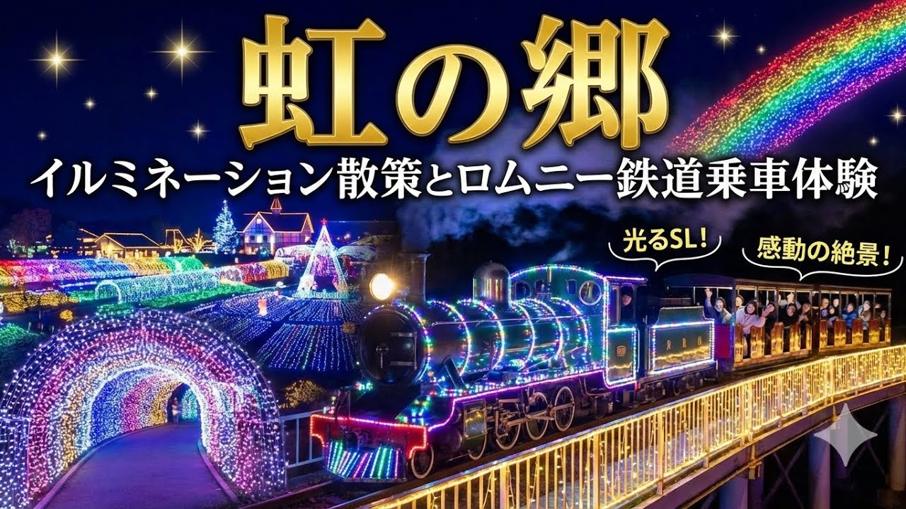 伊豆修善寺・虹の郷　イルミネーション散策
