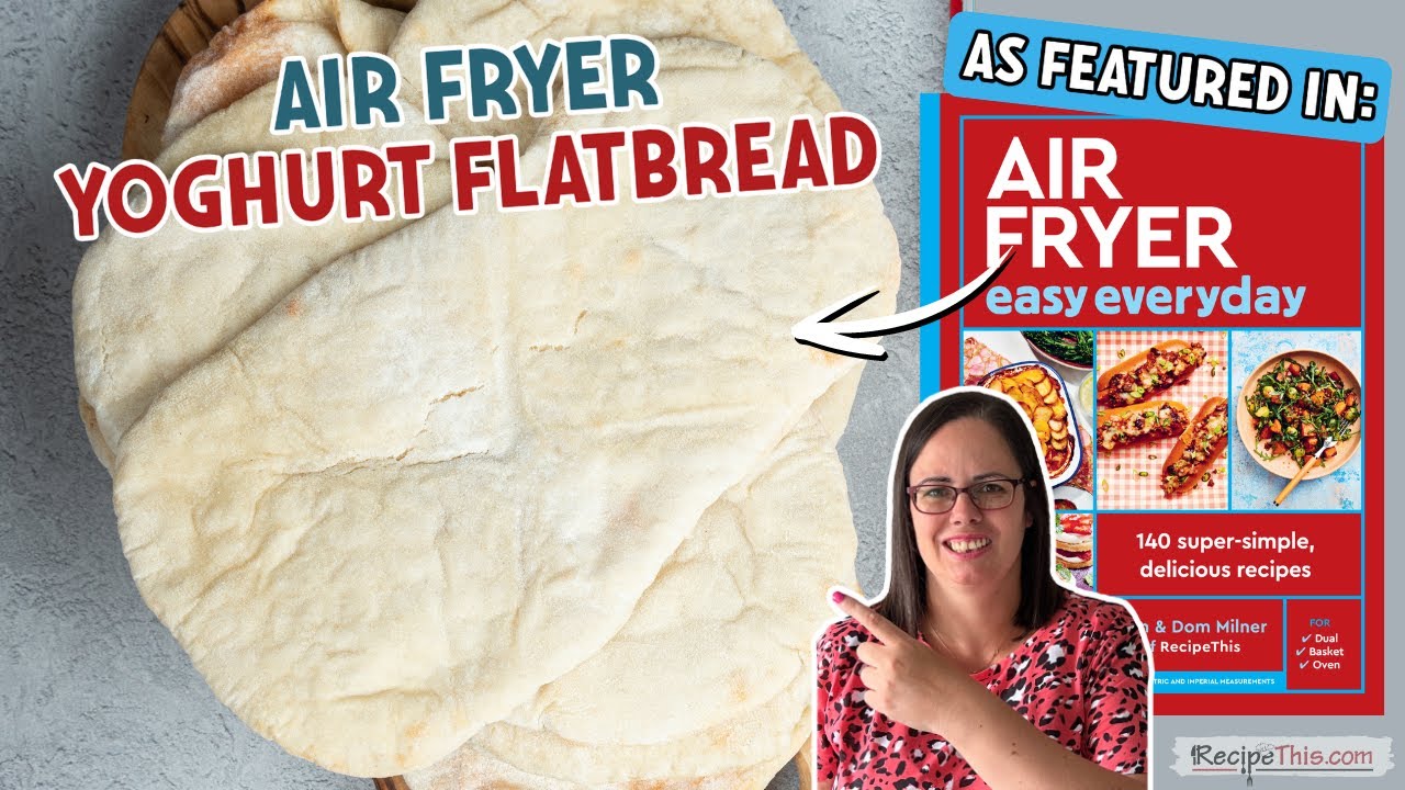 Air Fryer Flatbread (2 Ingredients!)