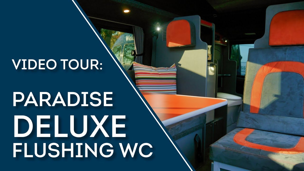 Paradise Deluxe 4/5 местный двухместный фургон размера «king-size» Camper Van Sussex Campervans U...
