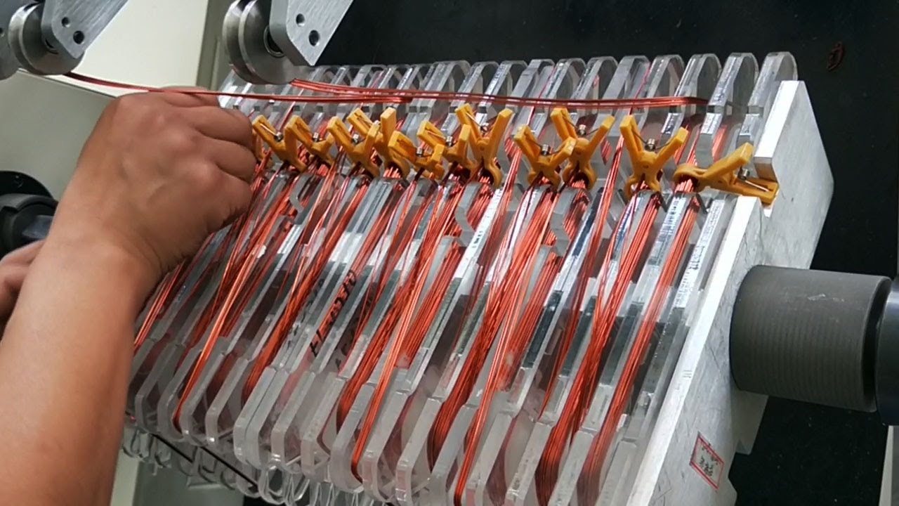 Semi-auto Stator coil winding machine-CNC coil winder