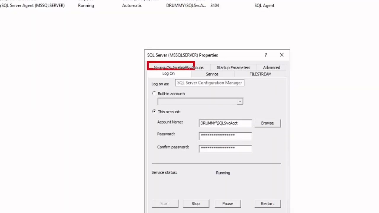 SQL AG - Creating an Availability Group