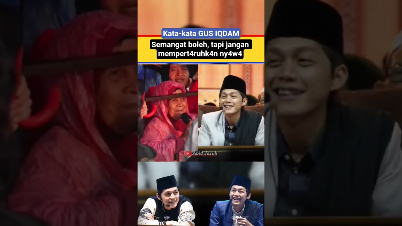 Kata-kata Gus Iqdam - Semangat boleh tapi jangan mempert4ruhk4n ny4w4 #jamaahgusiqdam #gusiqdam